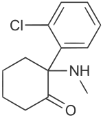 Ketamine molecule