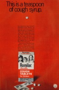 1968 Ad, Romilar Chewable Cough Tablets